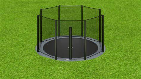 Big Sale 12 Foot Modern Trampoline with Safety Net Enclosure System