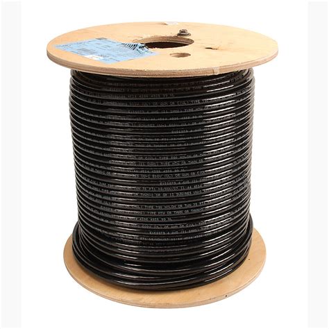 4 AWG 19-Stranded THHN Black Copper Building Wire (150ft Cut)