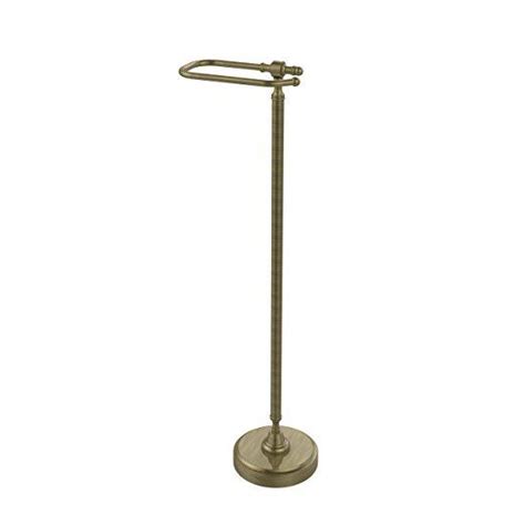 Allied Brass RWM-5-PC Retro Wave Collection Free Holder Toilet Tissue Stand, Polished Chrome