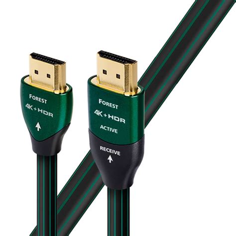 Black Friday - 80% OFF AudioQuest Forest 10m (32.8 ft.) Black/Green Active HDMI Digital Audio/Video Cable with Ethernet Connection