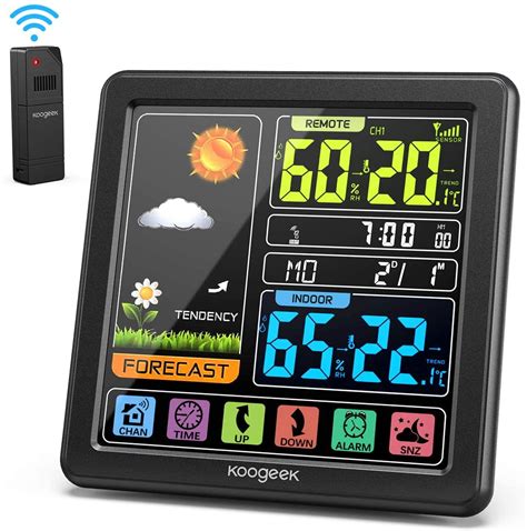 Delicacy WiFi Smart Weather Stations,Wireless Indoor Outdoor Digital Thermometer Hygrometer with Remote Sensor, Temperature Humidity Monitor and Alerts & Data Storage for Home, Greenhouse, Cellar