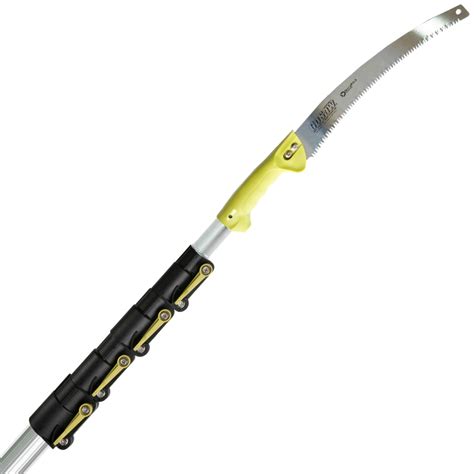 DocaPole 7-30 Foot Telescoping Extension Pole + GoSaw Attachment Pruning Pole Saw; Extendable Limb Saw and Trimmer For Tree Pruning on Branches Less than 2" Diameter; Includes Feather Duster