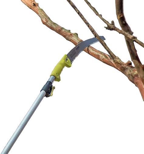 DocaPole 7-30 Foot Telescoping Extension Pole + GoSaw Attachment Pruning Pole Saw; Extendable Limb Saw and Trimmer For Tree Pruning on Branches Less than 2" Diameter; Includes Feather Duster