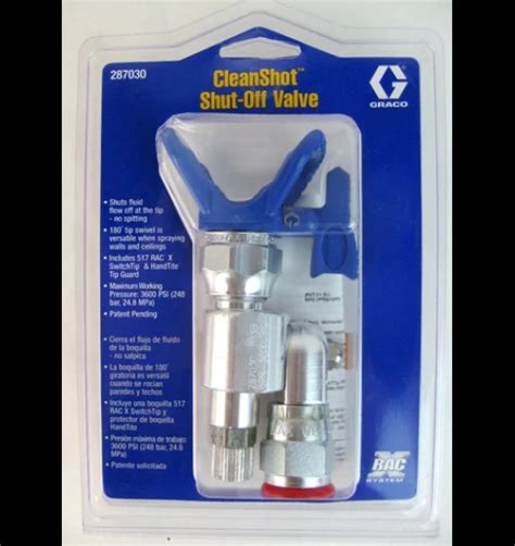 ✔ Graco 287030 CleanShot Shut-off Valve