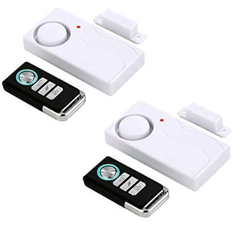 HENDUN Wireless Door Alarm with Remote, Windows Open Alarms,Home Security Sensor, Pool Alarm for Kids Safety, Prevent Robbery (2 Pack)