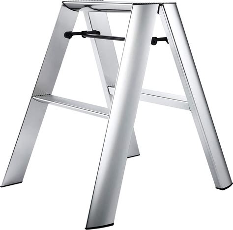 Black Friday - 50% OFF Hasegawa Ladders Slim Step Stool, 2, Silver
