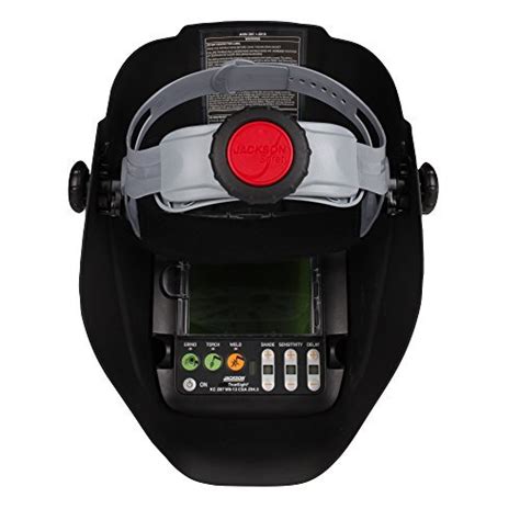 Jackson Safety True Sight II Digital Variable Auto Darkening Filter Welding Helmet with Balder Technology, Nylon, Halo X, Metal, Universal Size, 46120