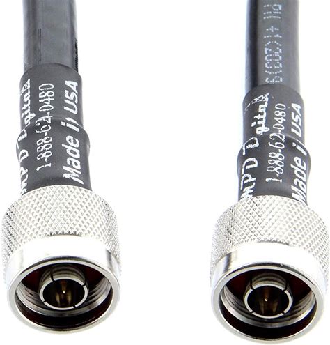 MPD Digital LMR400UF-nm-nm-25ft Times Microwave Ultra Flex Uf Ultra Low Loss Coaxial Cable N-Male Connectors