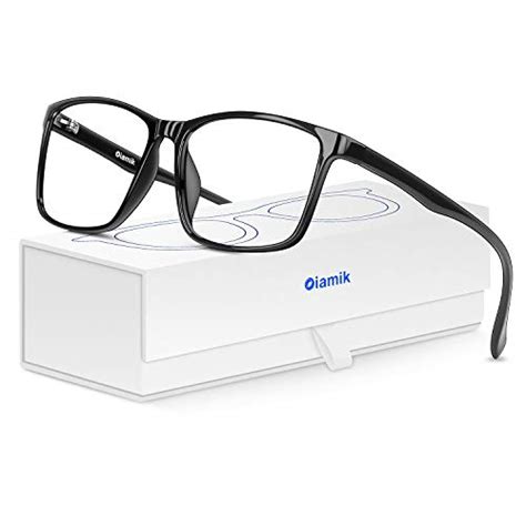 OIAMIK Blue Light Blocking Glasses - Anti Eyestrain Computer Gaming Eyeglasses