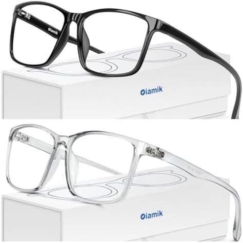 OIAMIK Blue Light Blocking Glasses - Anti Eyestrain Computer Gaming Eyeglasses