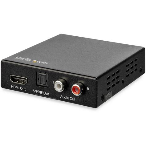 Top Rated StarTech.com HDMI Audio Extractor - 4K 60Hz - HDMI Audio De-embedder - HDR - Toslink Optical Audio - Dual RCA Audio - HDMI Audio (HD202A)