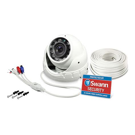 Swann Pro HD Dome Camera, White (SWPRO-1080FLD-US)