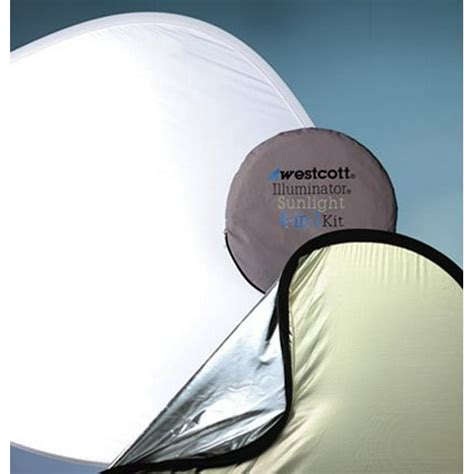Westcott 1036 52-Inch 4-In-1 Sunlight/Silver Reflector Kit (Black)